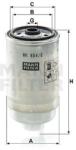 Mann-filter filtru combustibil MANN-FILTER WK 854/6 (WK 854/6) - automobilus