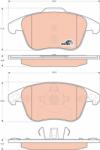 TRW set placute frana, frana disc TRW GDB1691 - automobilus