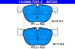 ATE set placute frana, frana disc ATE 13.0460-7231.2 (13.0460-7231.2)