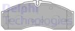 DELPHI set placute frana, frana disc DELPHI LP2042 (LP2042)
