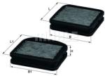 MAHLE Filtru, aer habitaclu MAHLE LKK 72/S (LKK 72/S)