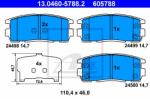 ATE set placute frana, frana disc ATE 13.0460-5788.2 (13.0460-5788.2)
