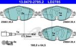 ATE set placute frana, frana disc ATE Ceramic 13.0470-2785.2 (13.0470-2785.2)