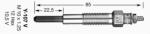 NGK Bujie incandescenta NGK 6628 (6628)