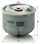 Mann-filter Filtru ulei MANN-FILTER ZR 7001 (ZR 7001) - automobilus