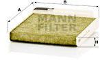 Mann-filter Filtru, aer habitaclu MANN-FILTER FreciousPlus FP 1829 (FP 1829)