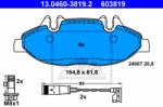 ATE set placute frana, frana disc ATE 13.0460-3819.2 (13.0460-3819.2)