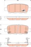 TRW set placute frana, frana disc TRW COTEC GDB3507 (GDB3507)