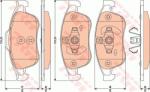 TRW set placute frana, frana disc TRW COTEC GDB1789 (GDB1789)