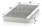Mann-filter Filtru, aer habitaclu MANN-FILTER CUK 3567 (CUK 3567)