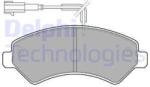DELPHI set placute frana, frana disc DELPHI LP1993 (LP1993)