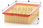 Mann-filter Filtru aer MANN-FILTER C 25 100 (C 25 100) - automobilus