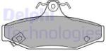 DELPHI set placute frana, frana disc DELPHI LP1420 - automobilus