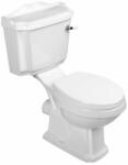 SAPHO ANTIK monoblokkos WC, hátsó kifolyású, PP WC-ülőkével, öblítőmechanika kerámia fogantyúval, (AK107)