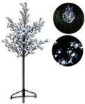 Nexos Dekoratív LED-es fa virágokkal - 150 cm