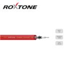 Roxtone GC060TR Ø7mm professzionális gitárkábel (transparent piros)
