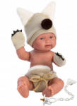 Llorens Három kismalac - Újszülött fiú baba farkas jelmezben - 26 cm (26279)