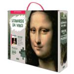 Sassi Junior Puzzle Mona Lisa Sassi, 44.5 x 68 cm, 300 piese, 32 pagini, carte inclusa, 6 ani+ (978-88-303-0112-2) Puzzle