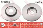 TRW Disc frana TRW SINGLE DF6408S (DF6408S)
