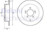 DELPHI Disc frana DELPHI BG4161C (BG4161C) - automobilus
