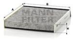 Mann-filter Filtru, aer habitaclu MANN-FILTER CUK 2240 (CUK 2240)