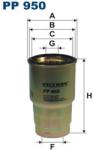 FILTRON filtru combustibil FILTRON PP 950 (PP 950) - automobilus