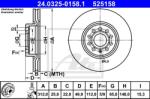 ATE Disc frana ATE PowerDisc 24.0325-0158.1 (24.0325-0158.1)