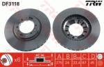TRW Disc frana TRW DF3118 (DF3118) - automobilus