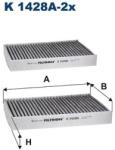 FILTRON Filtru, aer habitaclu FILTRON K 1428A-2x (K 1428A-2x)