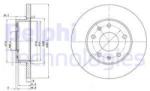 DELPHI Disc frana DELPHI BG3426 (BG3426) - automobilus