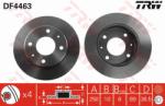 TRW Disc frana TRW DF4463 (DF4463) - automobilus