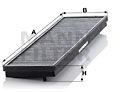 Mann-filter Filtru, aer habitaclu MANN-FILTER CUK 5877 (CUK 5877)