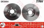 TRW Disc frana TRW DF2654 (DF2654) - automobilus