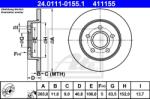 ATE Disc frana ATE 24.0111-0155.1 (24.0111-0155.1) - automobilus