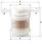 Mann-filter filtru combustibil MANN-FILTER WK 42/14 (WK 42/14) - automobilus