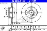 ATE Disc frana ATE 24.0112-0153.1 (24.0112-0153.1)