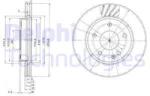 DELPHI Disc frana DELPHI BG3395 (BG3395) - automobilus