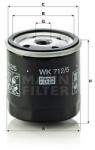Mann-filter filtru combustibil MANN-FILTER WK 712/5 (WK 712/5) - automobilus