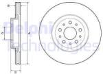 DELPHI Disc frana DELPHI BG4797C (BG4797C) - automobilus