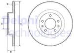 DELPHI Disc frana DELPHI BG4748C (BG4748C) - automobilus