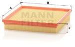 Mann-filter Filtru aer MANN-FILTER C 2493 (C 2493) - automobilus