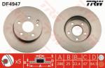 TRW Disc frana TRW DF4947 (DF4947) - automobilus