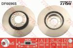TRW Disc frana TRW SINGLE DF6696S (DF6696S)