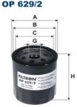 FILTRON Filtru ulei FILTRON OP 629/2 (OP 629/2) - automobilus