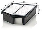 Mann-filter Filtru aer MANN-FILTER C 26 022 (C 26 022) - automobilus