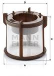 Mann-filter filtru combustibil MANN-FILTER PU 50 z (PU 50 z) - automobilus
