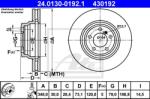 ATE Disc frana ATE 24.0130-0192.1 (24.0130-0192.1)