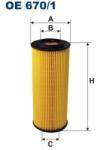 FILTRON Filtru ulei FILTRON OE 670/1 (OE 670/1) - automobilus