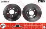 TRW Disc frana TRW DF1583 (DF1583) - automobilus