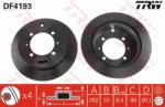 TRW Disc frana TRW DF4193 (DF4193) - automobilus